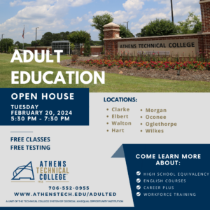Adult Ed Open House