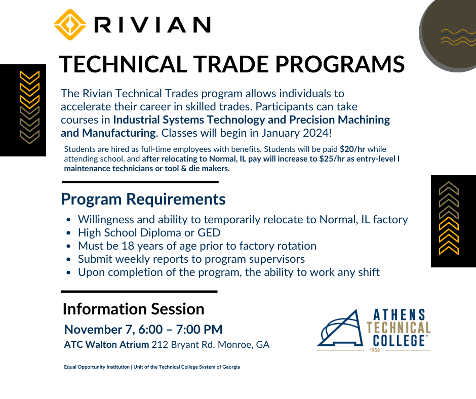 Rivian Technical Trade Programs (Facebook Post)